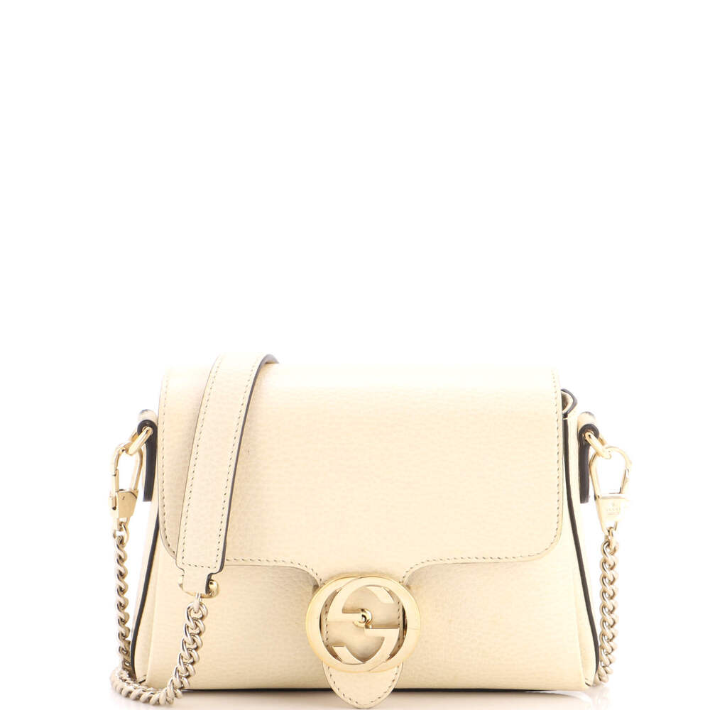 Gucci Small Interlocking Chain Crossbody Bag Leather